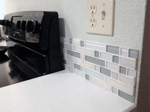 Diy Kitchen Backsplash Part 5 Grouting Backsplash Tiles